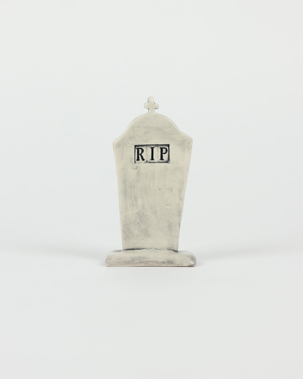 Tall Tombstone with Cross