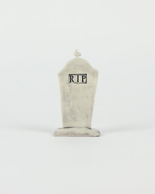 Tall Tombstone with Cross