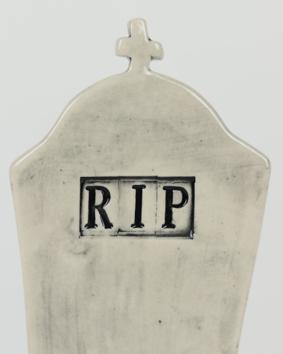Tall Tombstone with Cross