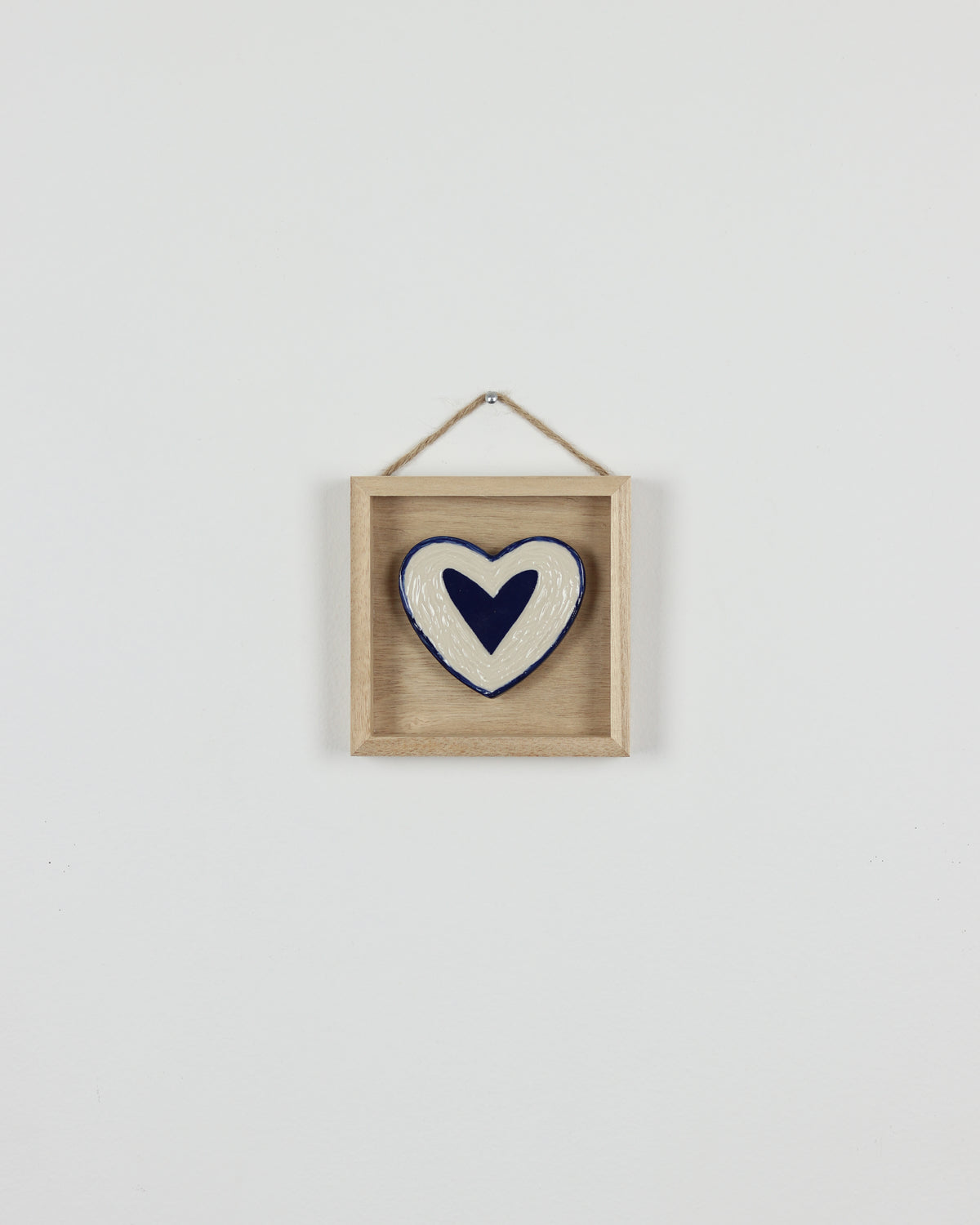 Blue Carved Heart 9