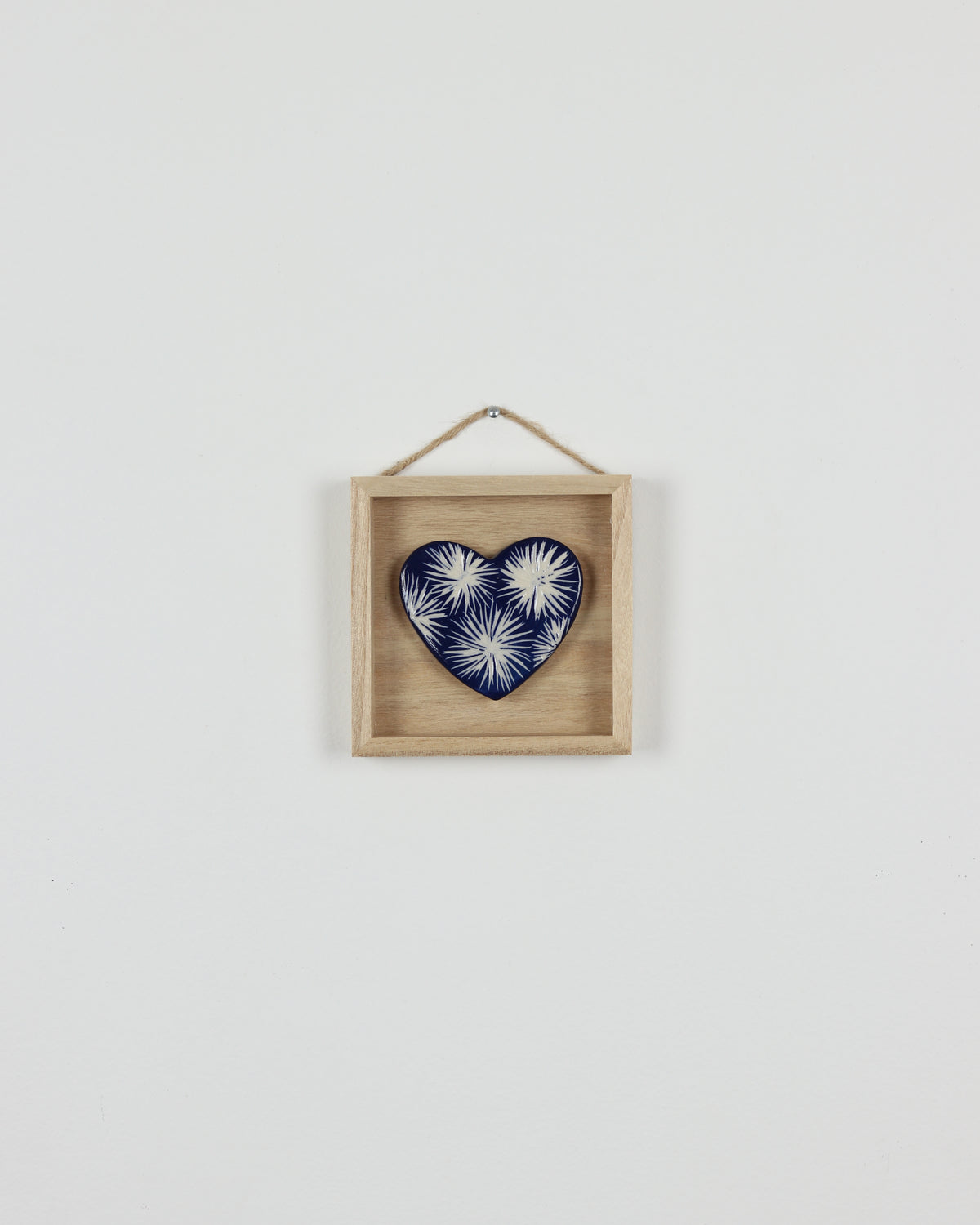 Blue Carved Heart 11