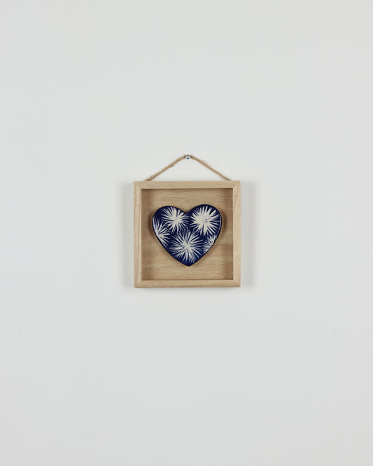 Blue Carved Heart 11