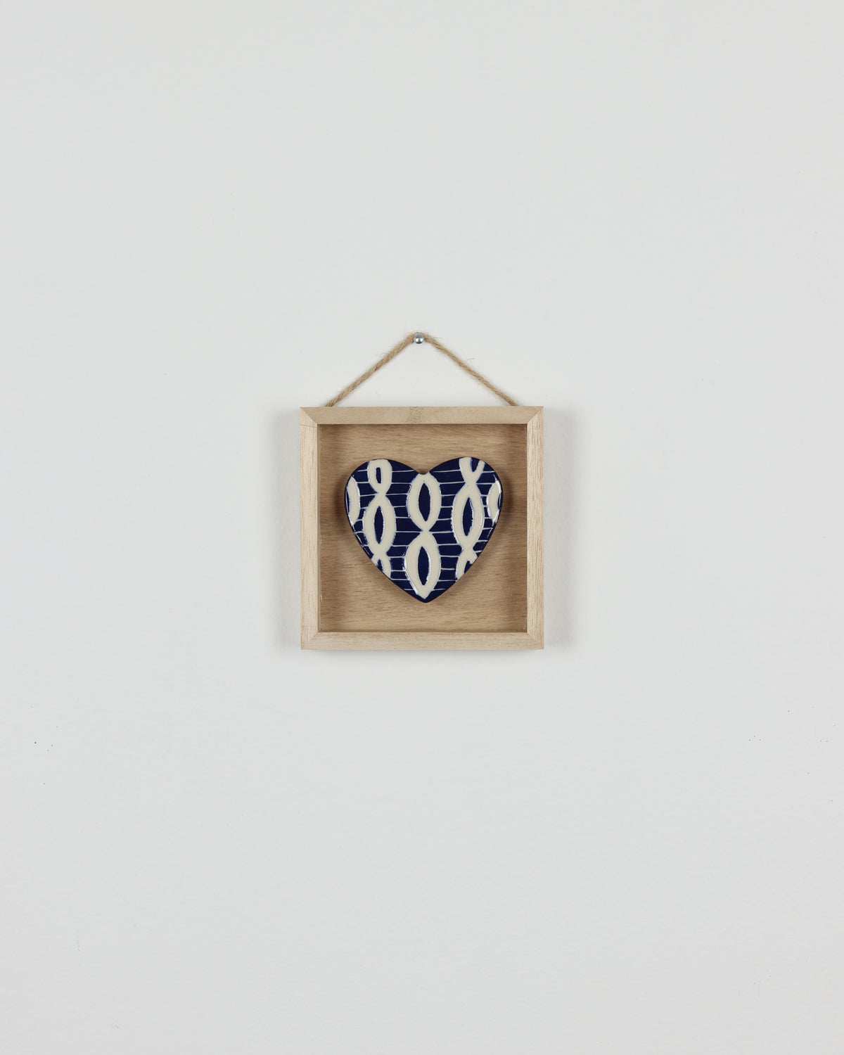 Blue Carved Heart 13