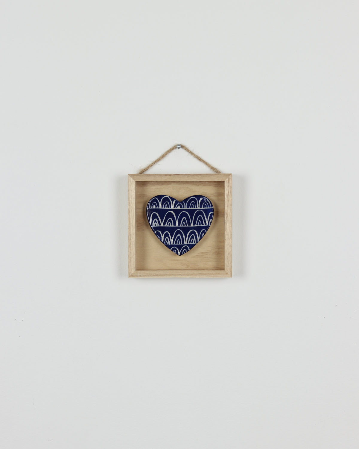 Blue Carved Heart 5