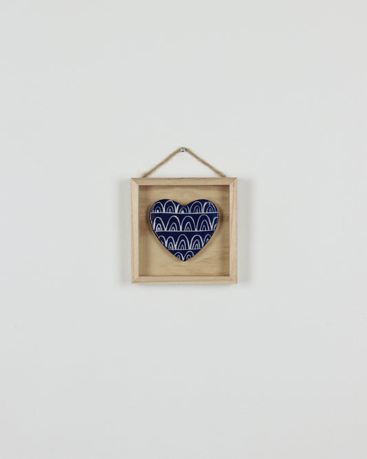 Blue Carved Heart 5
