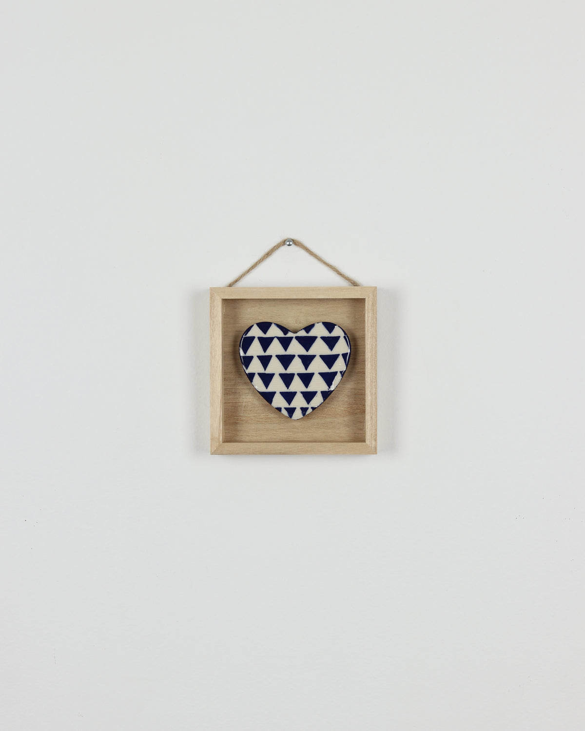 Blue Carved Heart 6