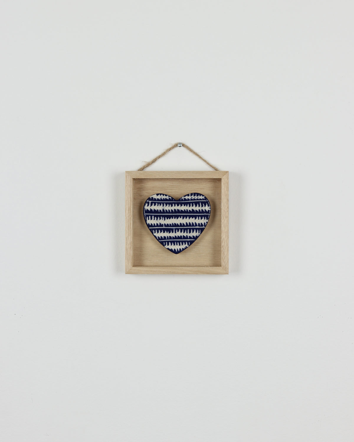 Blue Carved Heart 3