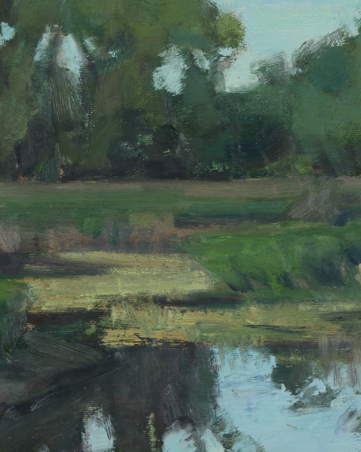 Reflections At The Marsh Pond