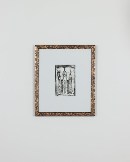 Salt Lake Temple - Monotype