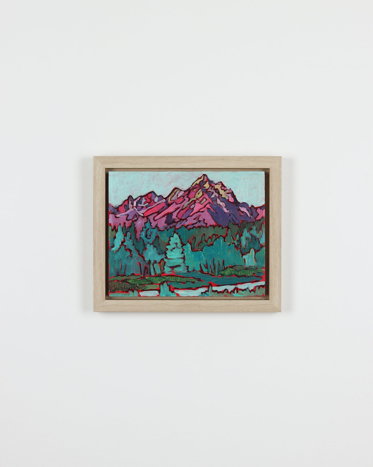 Tetons in Pink