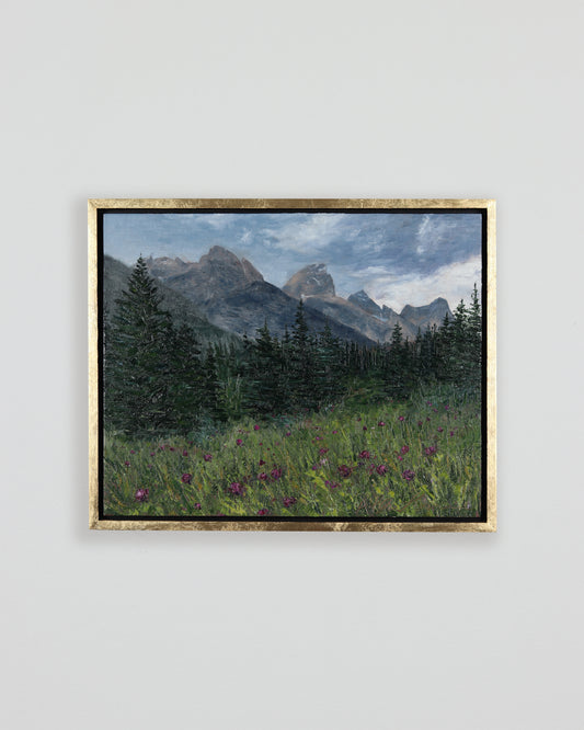 The Grand Tetons and Thistles