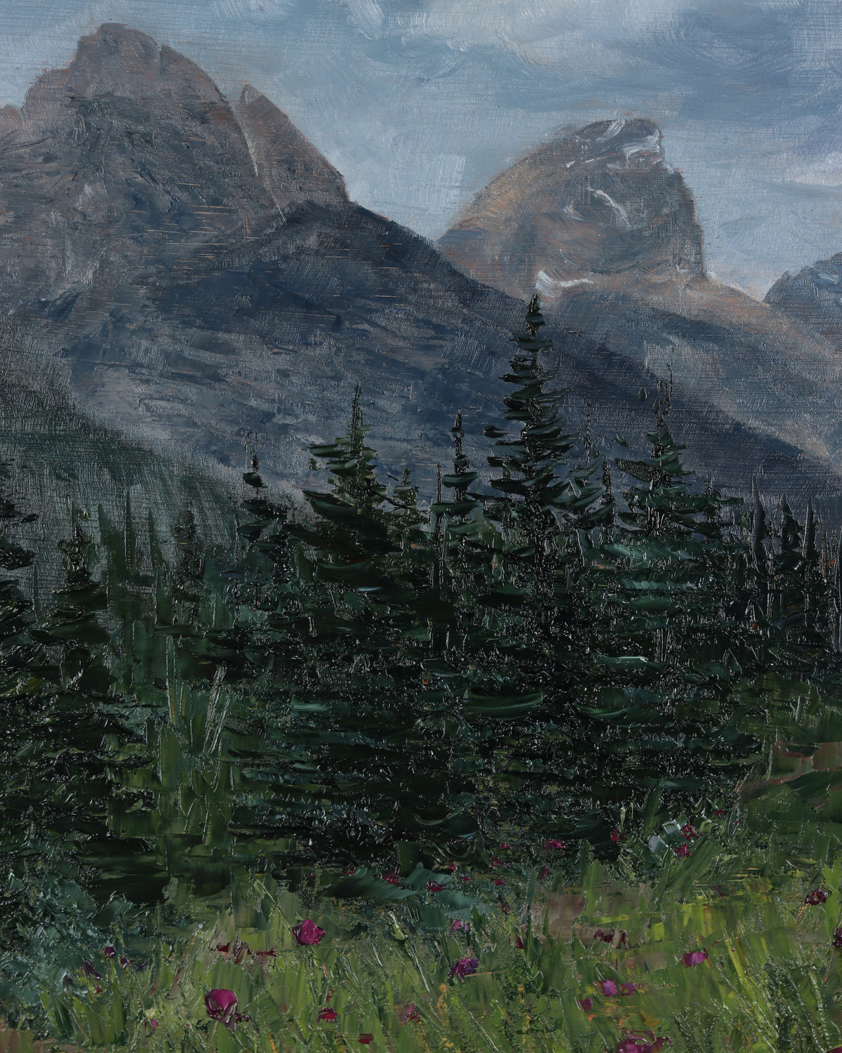 The Grand Tetons and Thistles