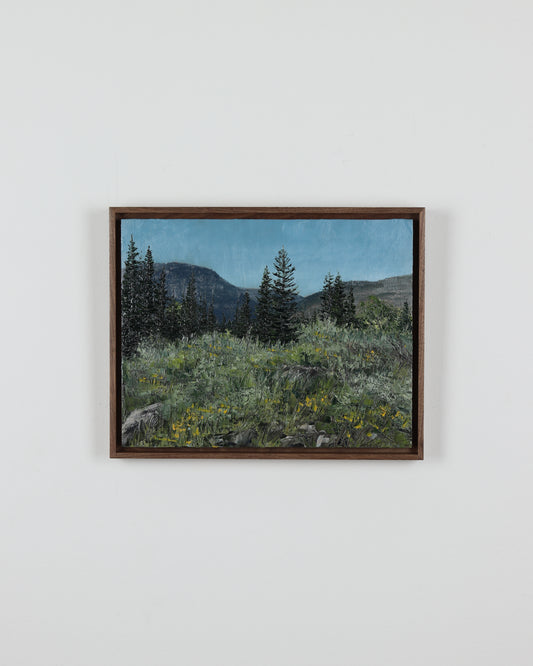 Sagebrush and Yellow Wildflowers