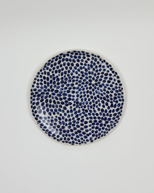 Round Platter with Petals
