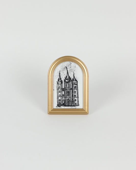 Salt Lake Temple - Mono type