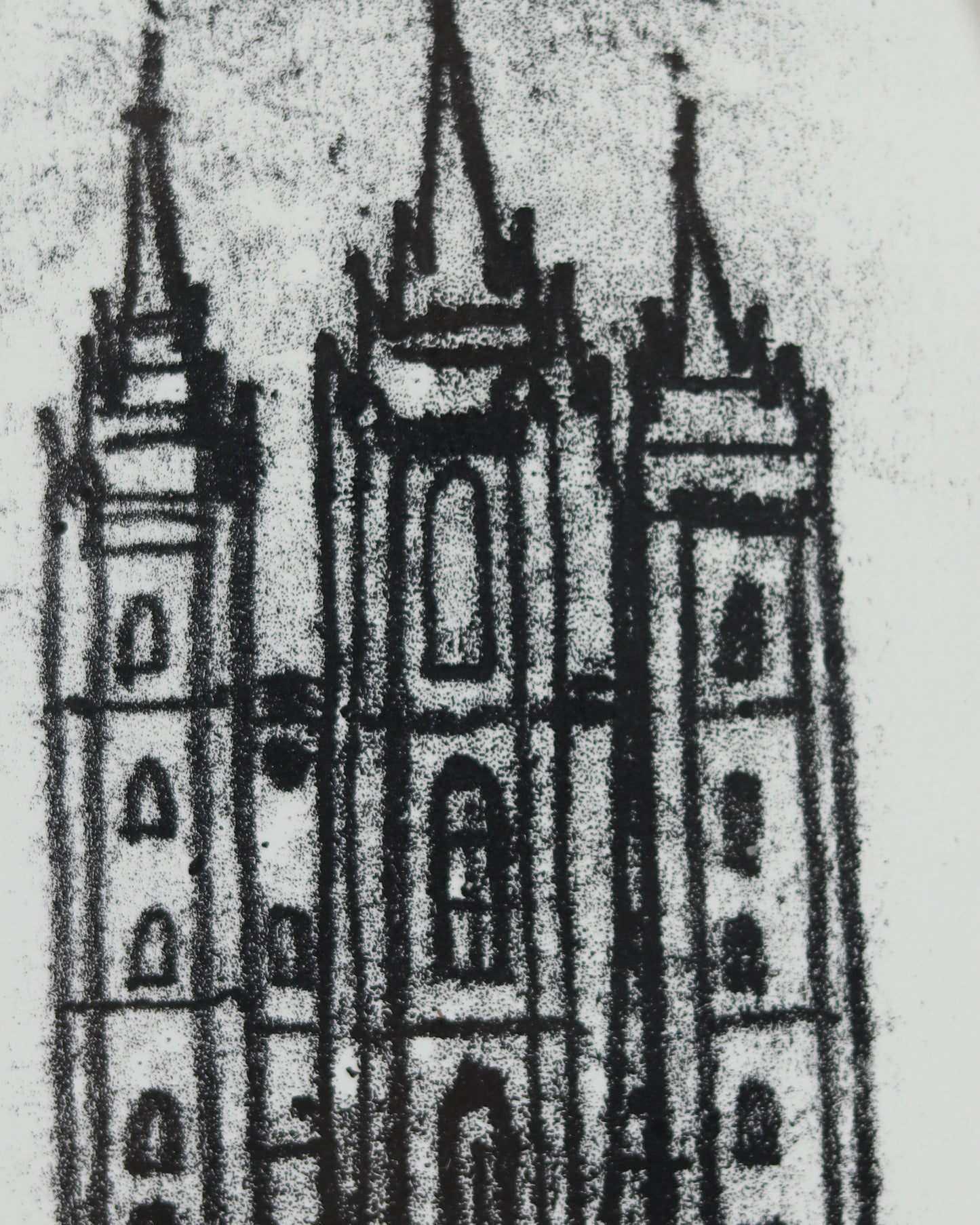 Salt Lake Temple - Mono type