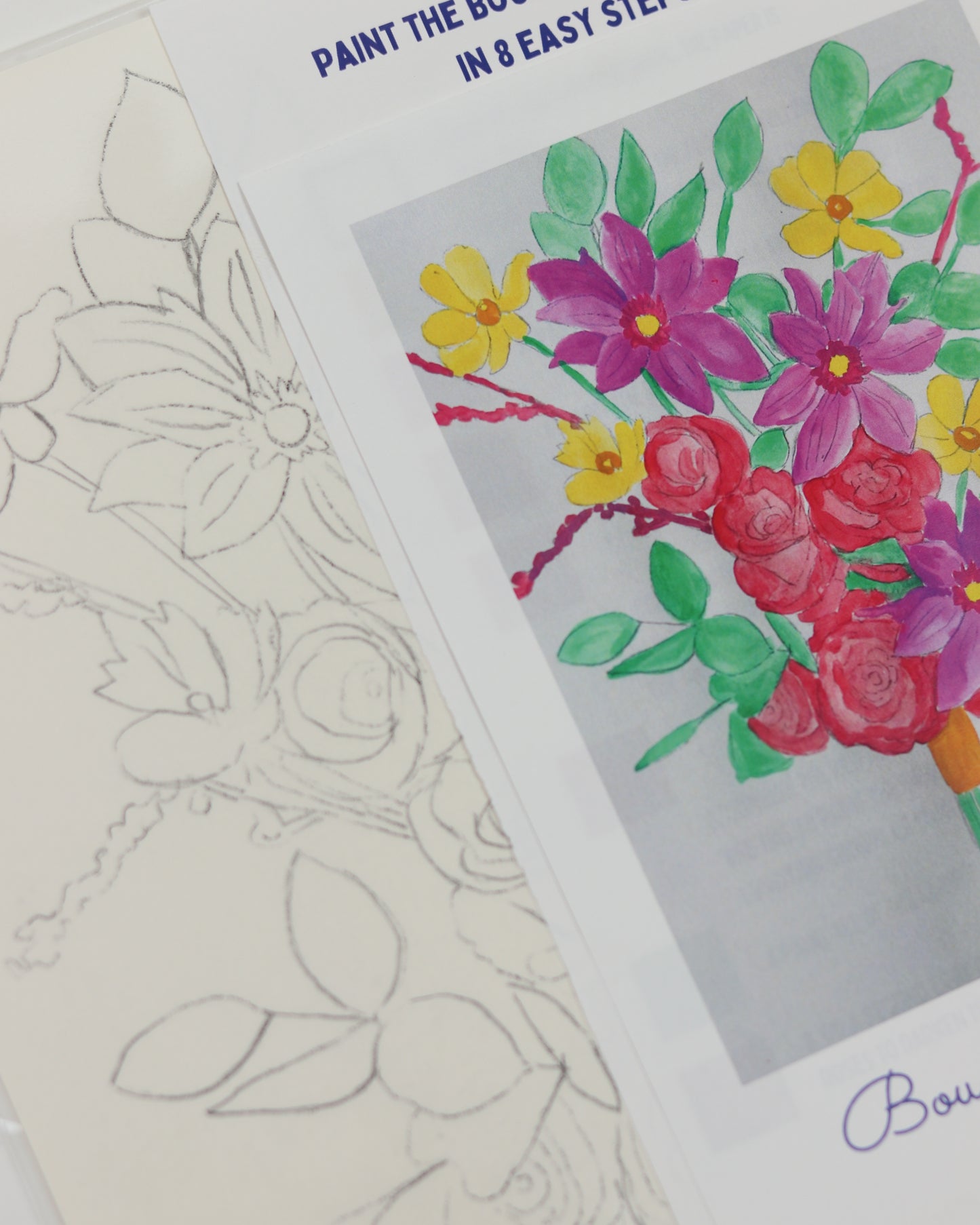 Bouquet of Flowers Watercolor Kit