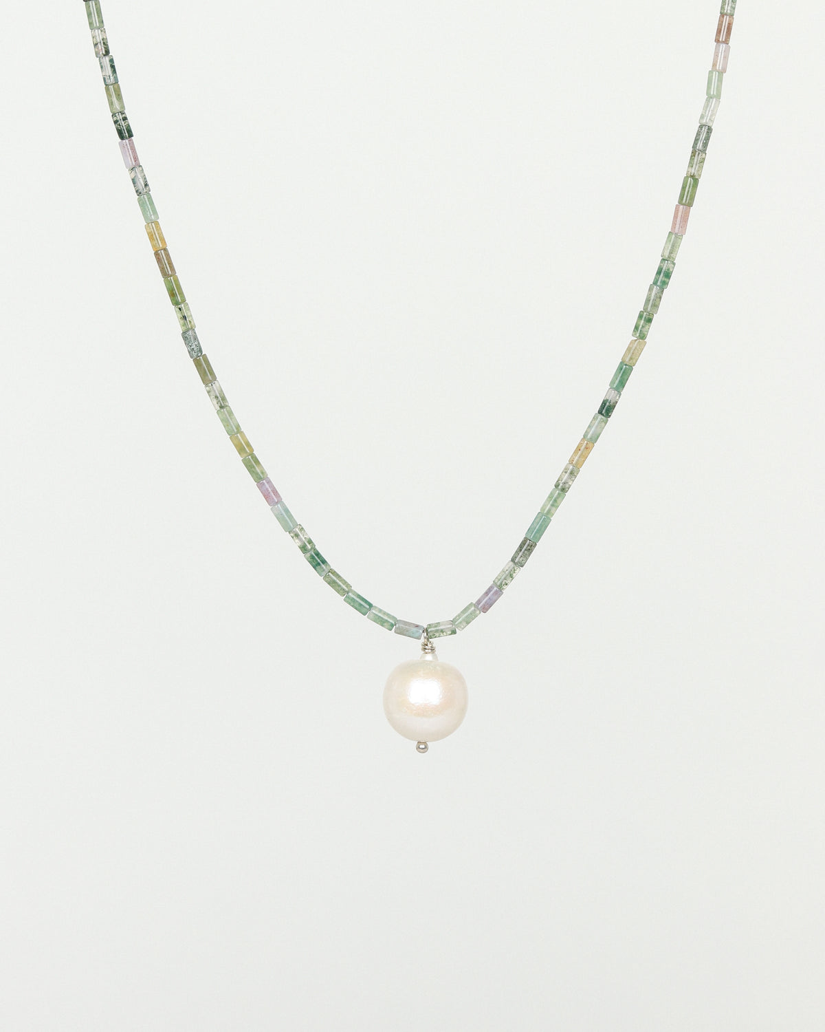 Agate & Pearl Necklace