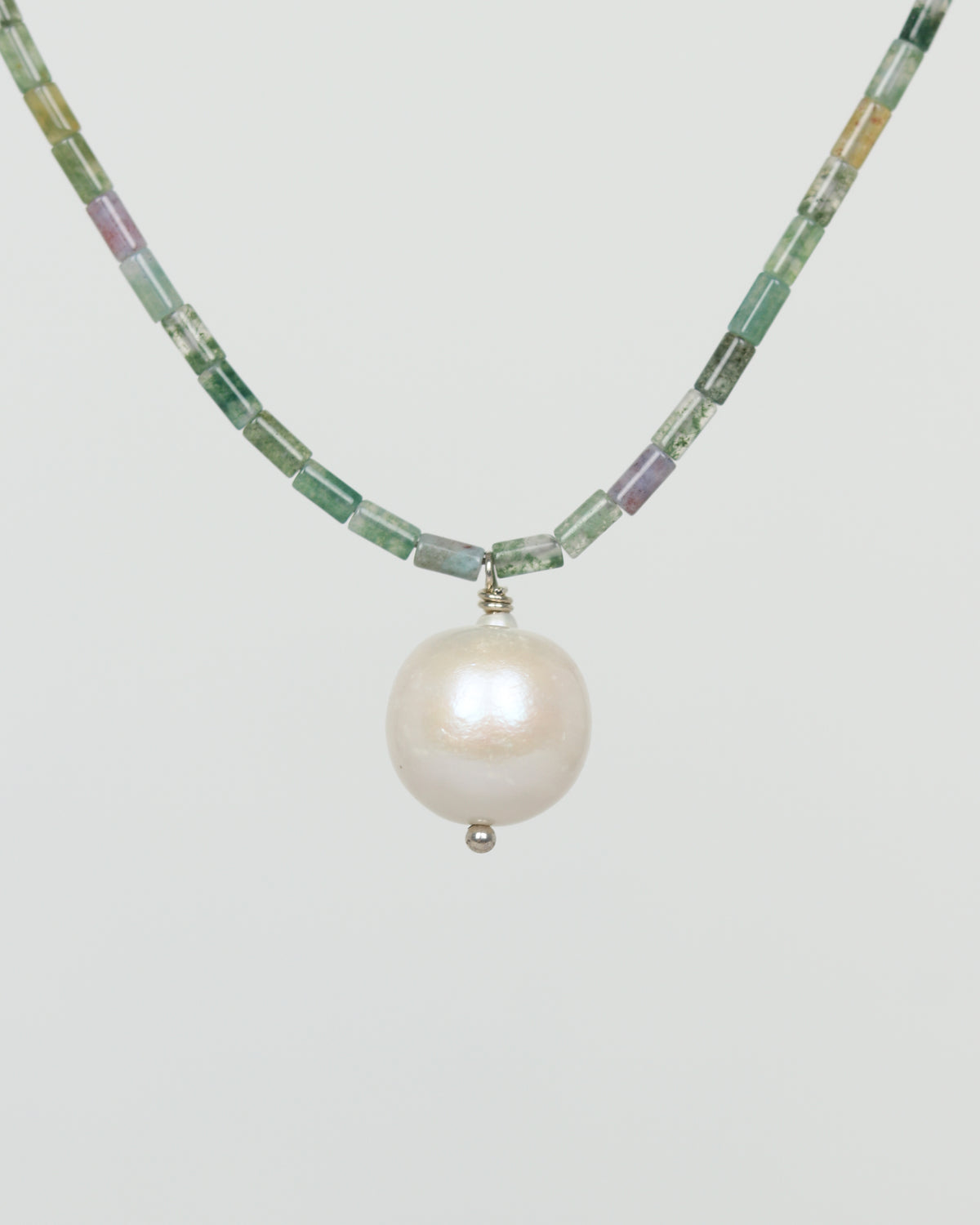 Agate & Pearl Necklace