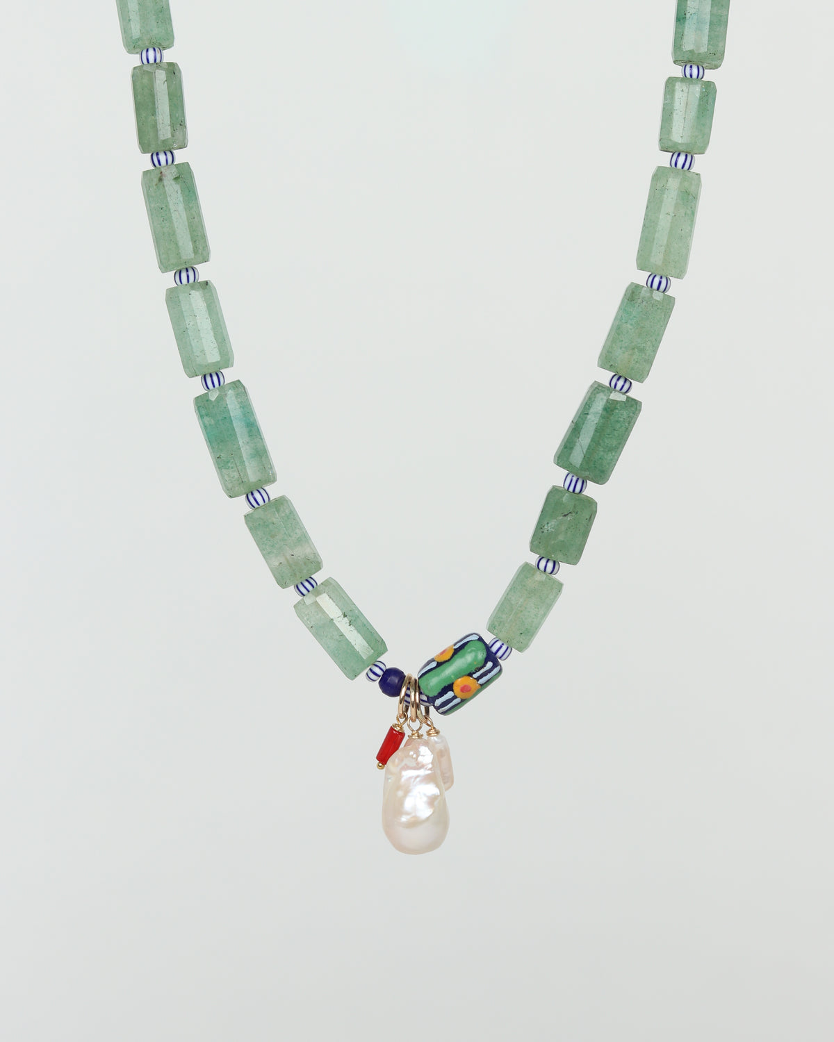 Quartz & Pearl Necklace