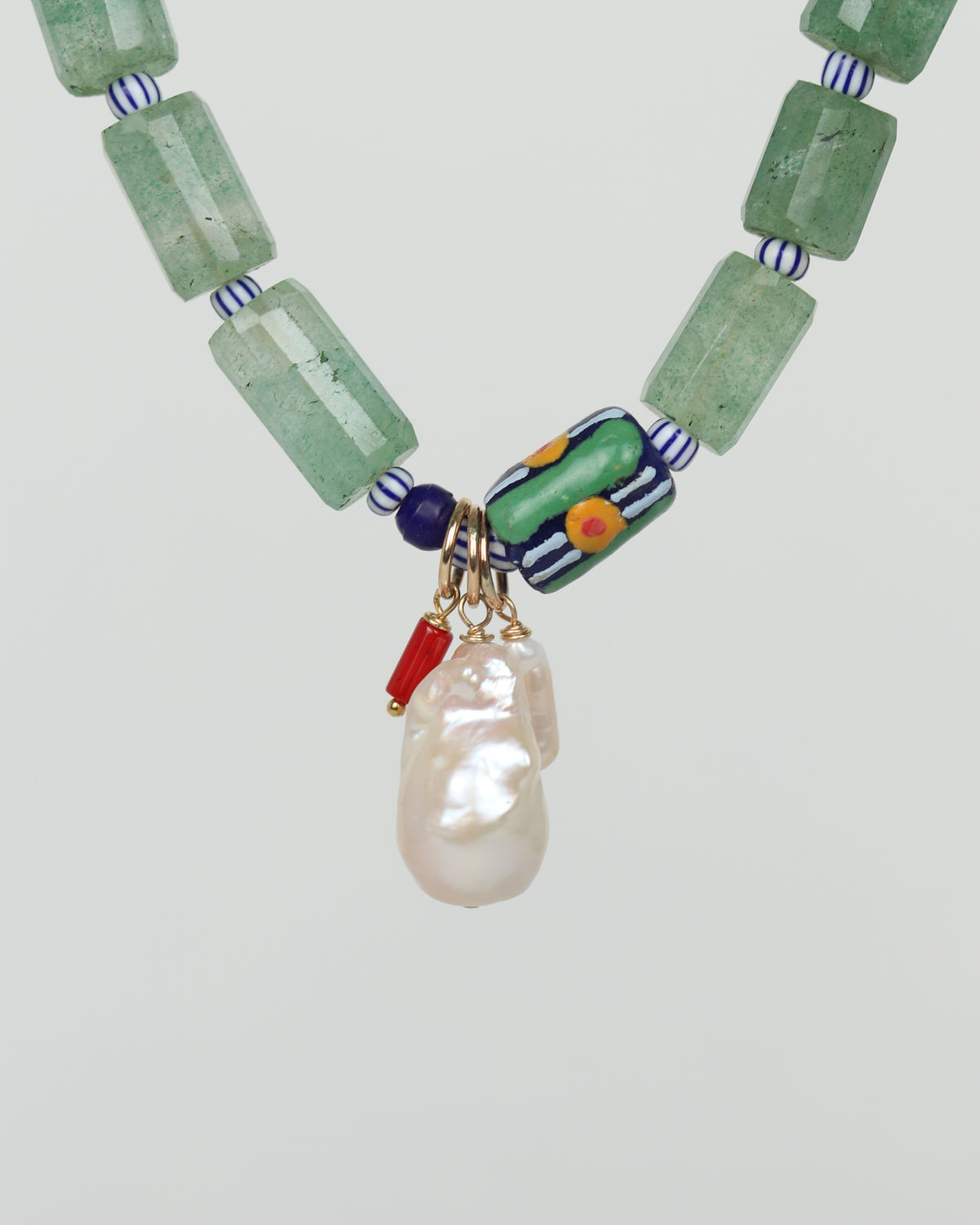 Quartz & Pearl Necklace