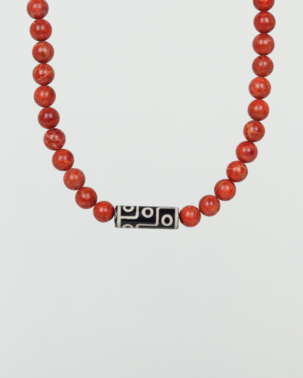 Sponge Coral & Porcelain Necklace