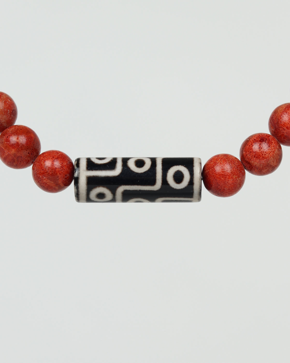 Sponge Coral & Porcelain Necklace