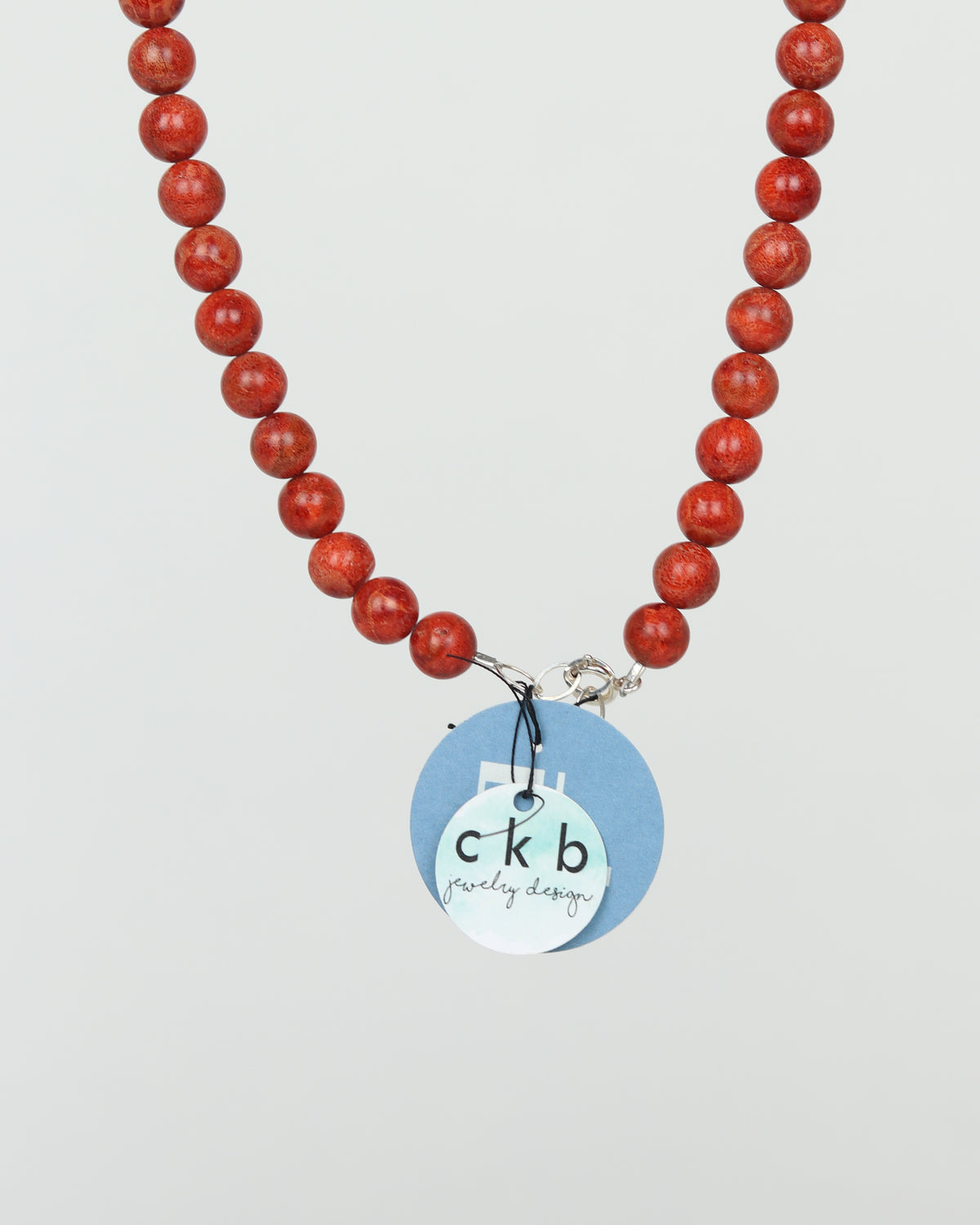 Sponge Coral & Porcelain Necklace