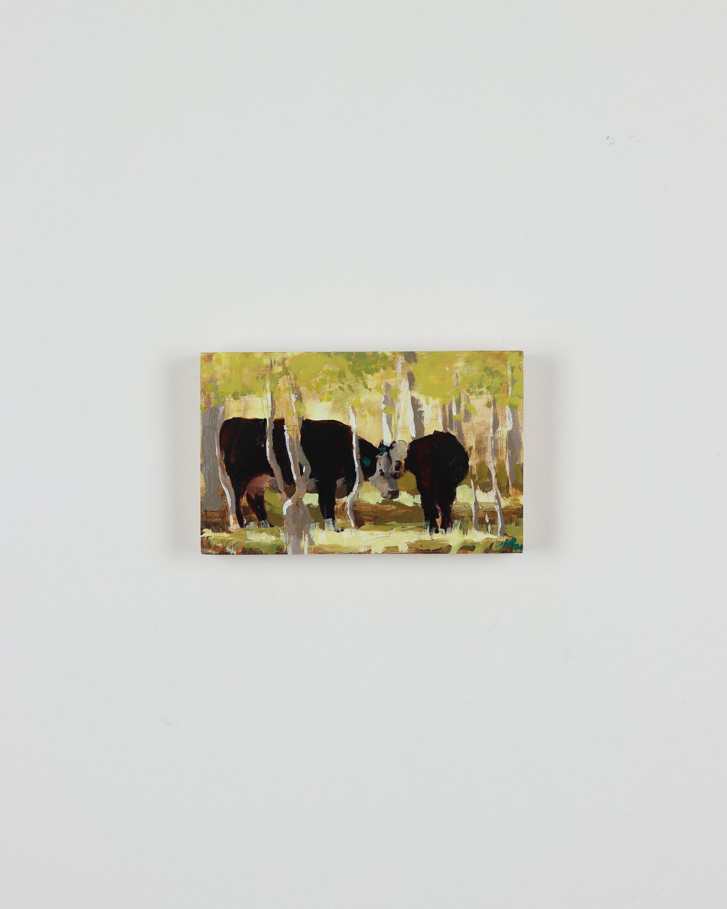 A Yellow Aspen Cow