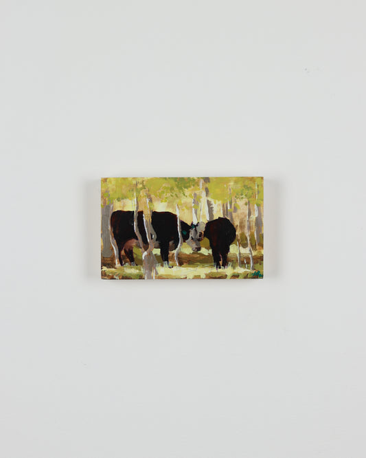 A Yellow Aspen Cow