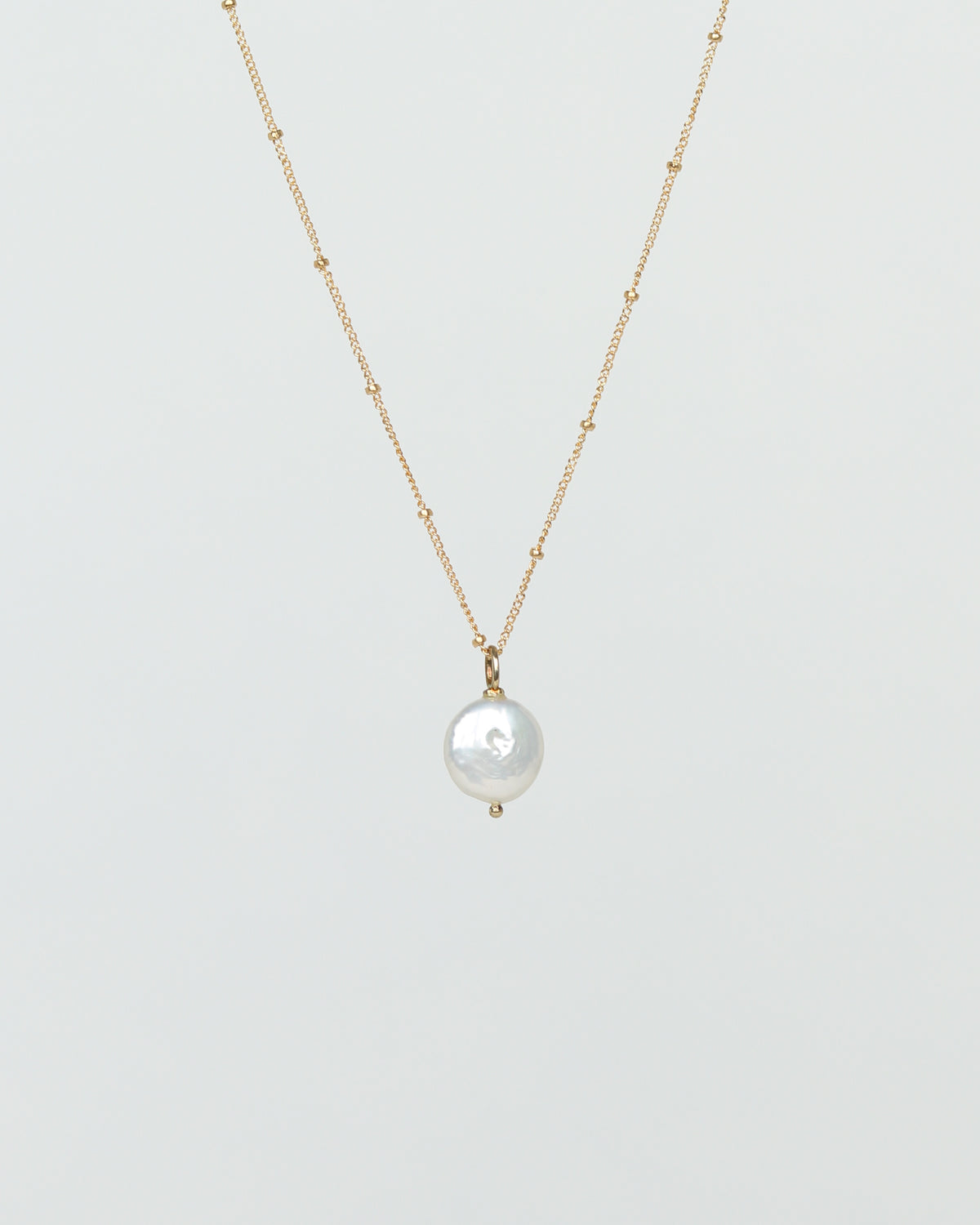 Garnet & Pearl Necklase
