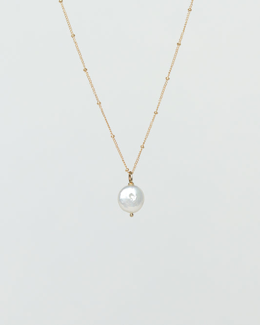 Garnet & Pearl Necklase