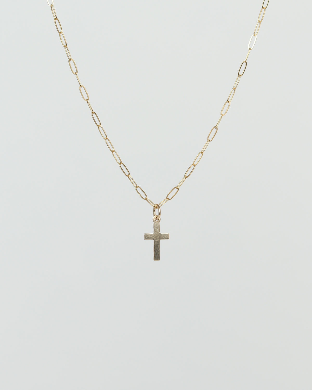Gold Filled Chain Necklace With Cross