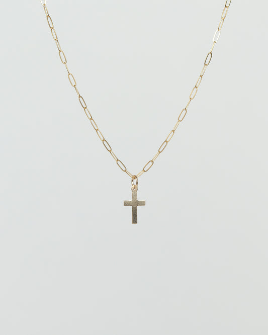 Gold Filled Chain Necklace With Cross