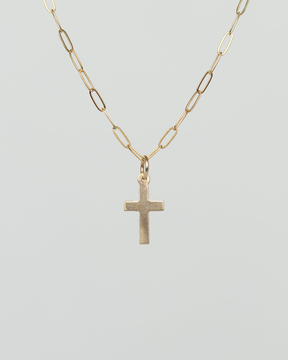 Gold Filled Chain Necklace With Cross