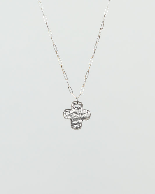 Sterling Silver Chain Necklace With Cross