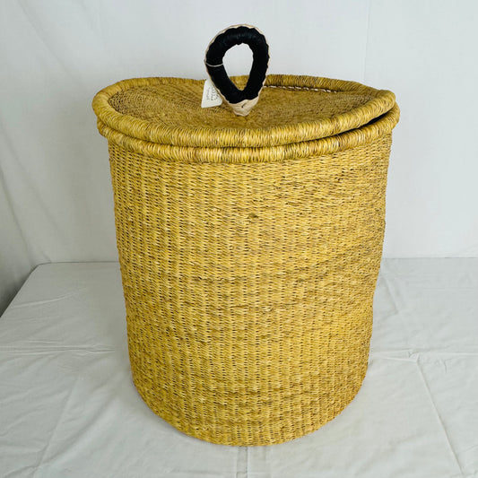 Laundry Lidded Basket Small