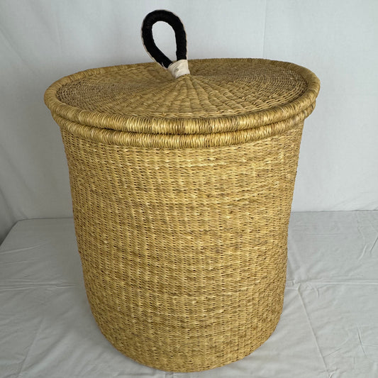 Laundry Lidded Basket Large