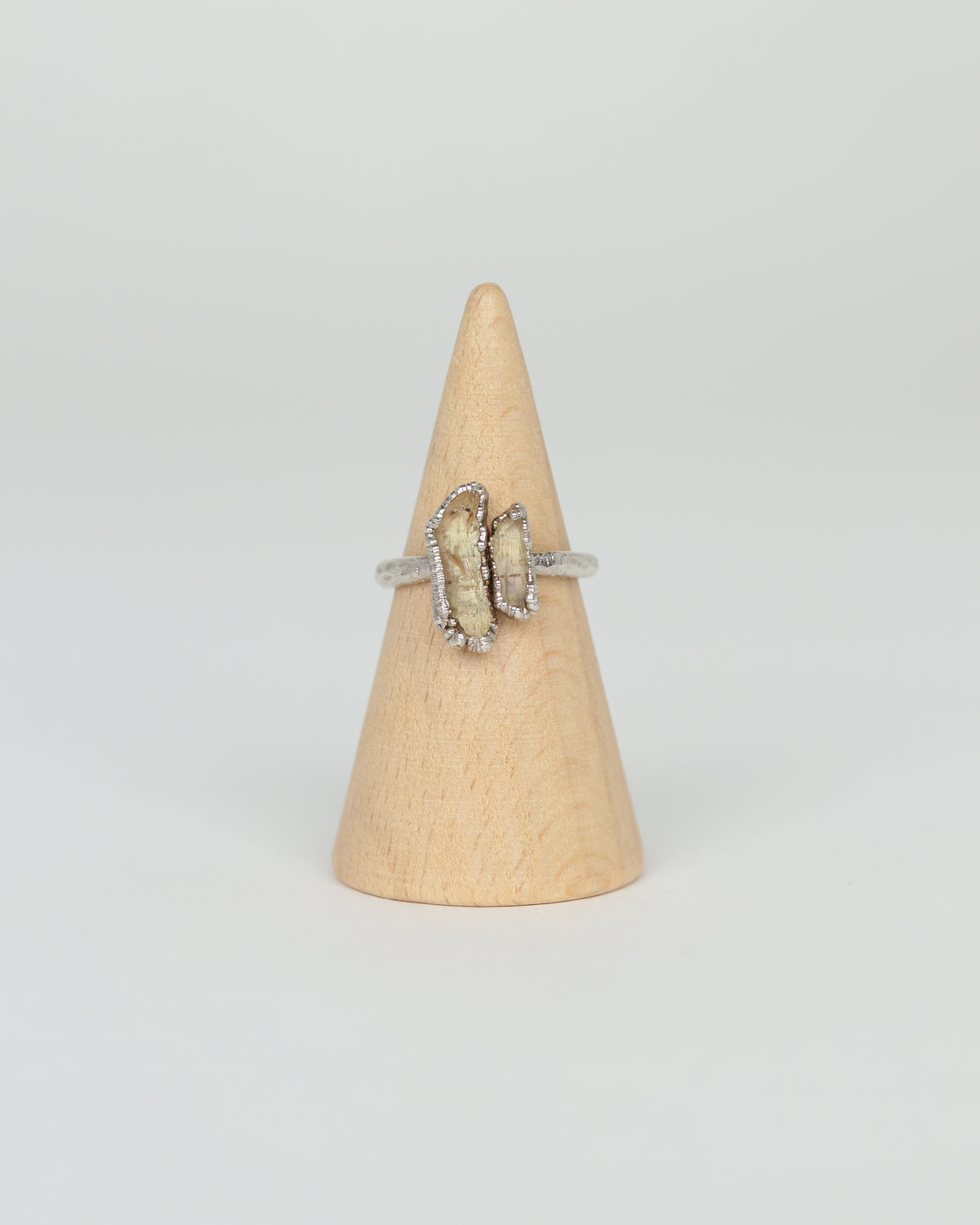 Two Stone Topaz Ring