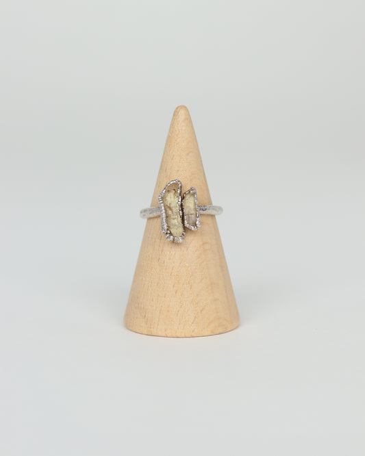Two Stone Topaz Ring