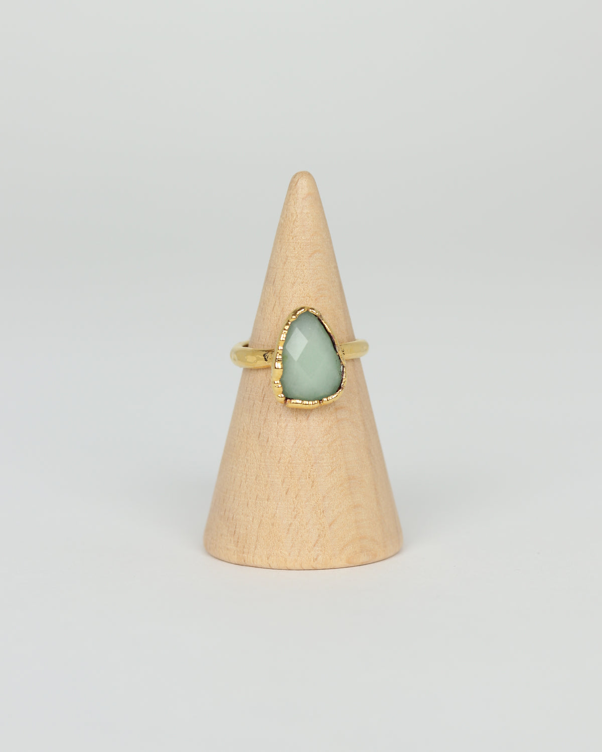 Aqua Chalcedony Ring