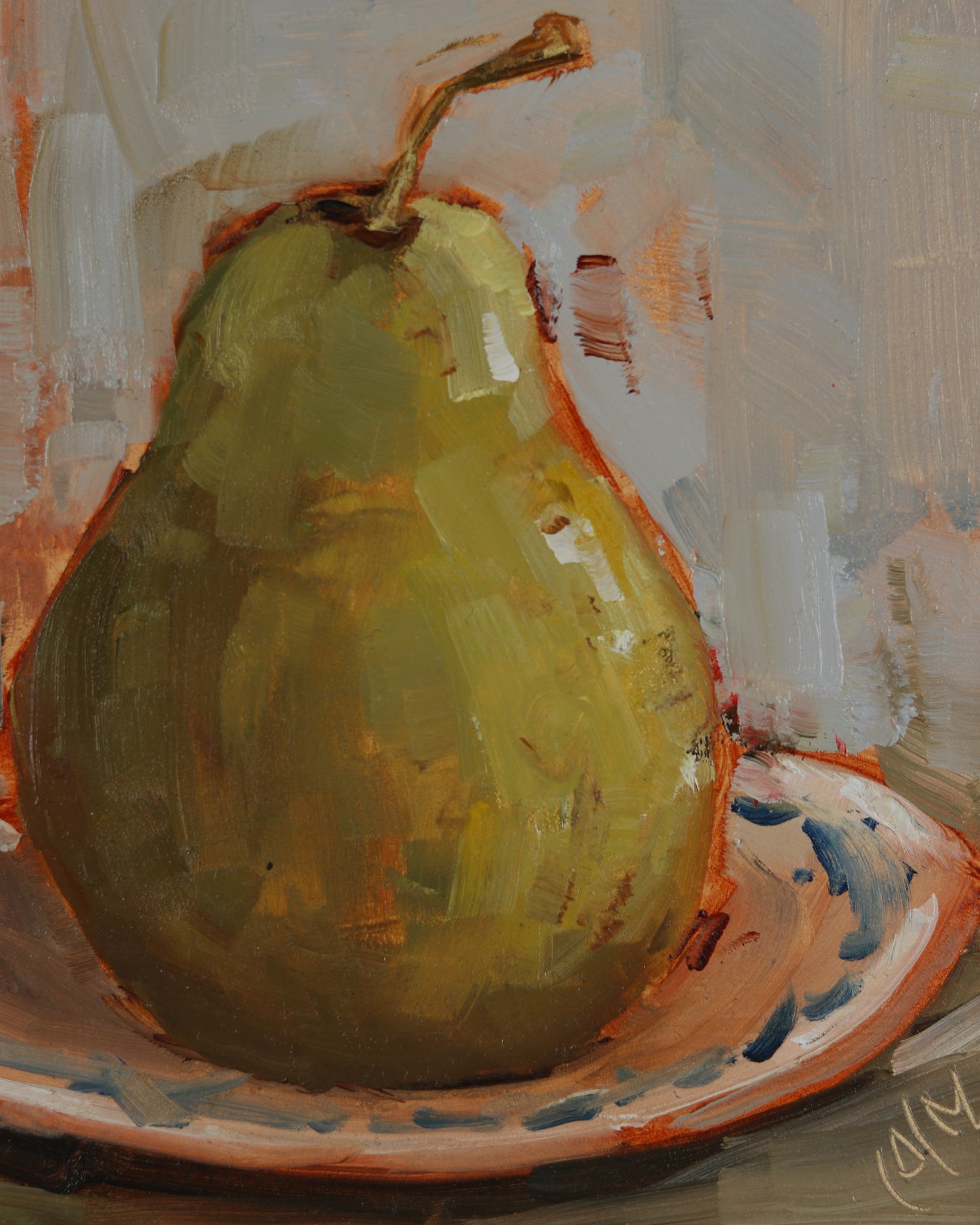 A Plated Pear