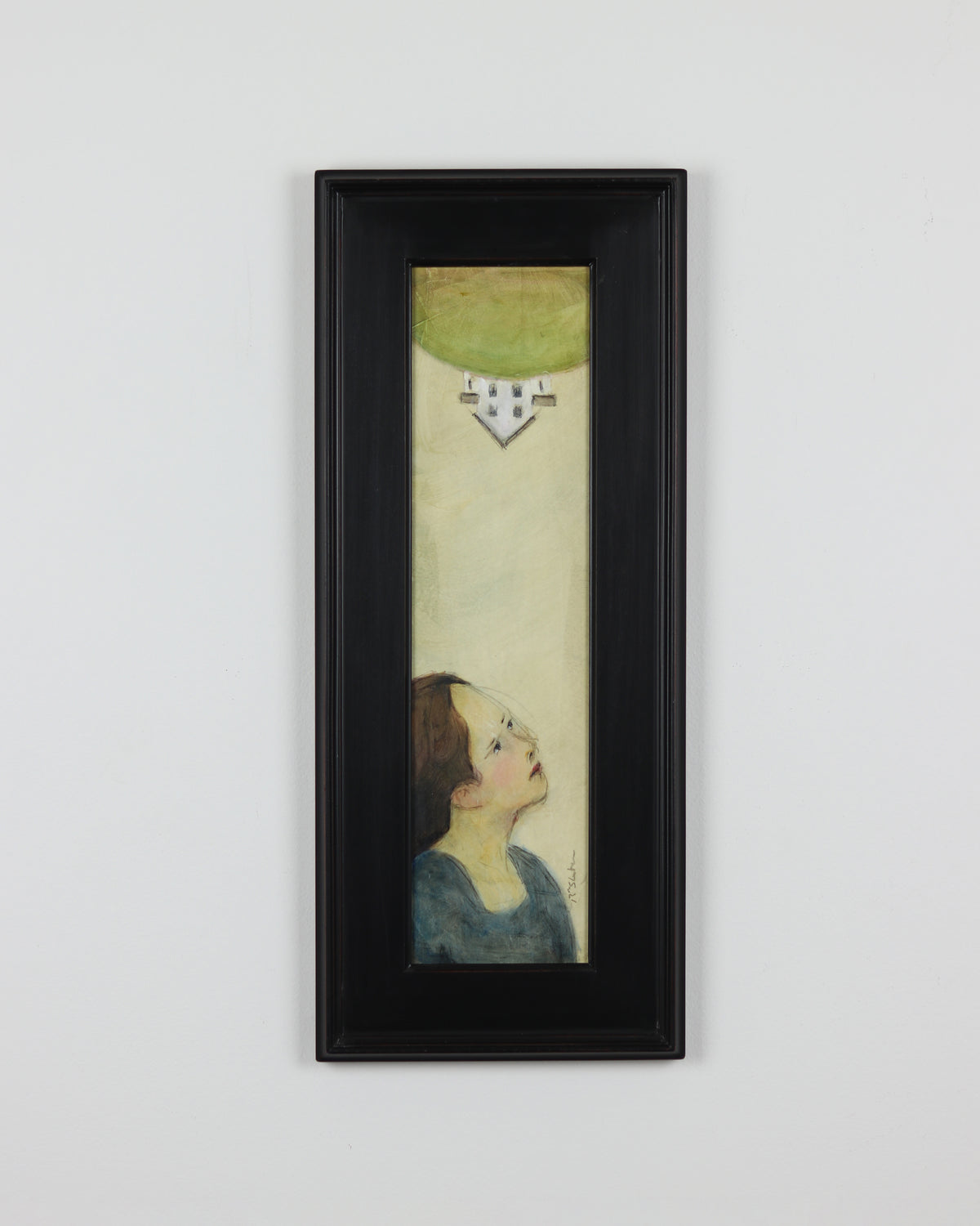 Woman Looking Up At Home 1
