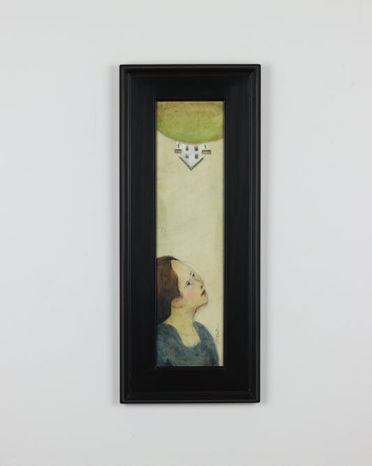 Woman Looking Up At Home 1
