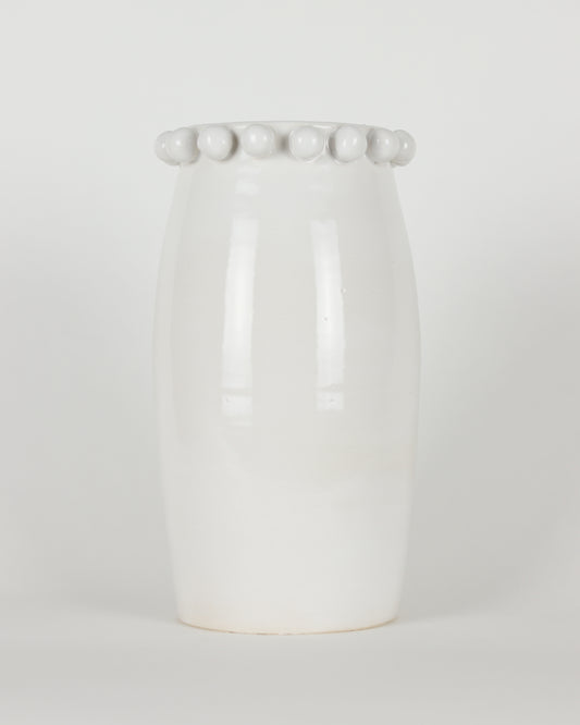 Vase Tall Beaded