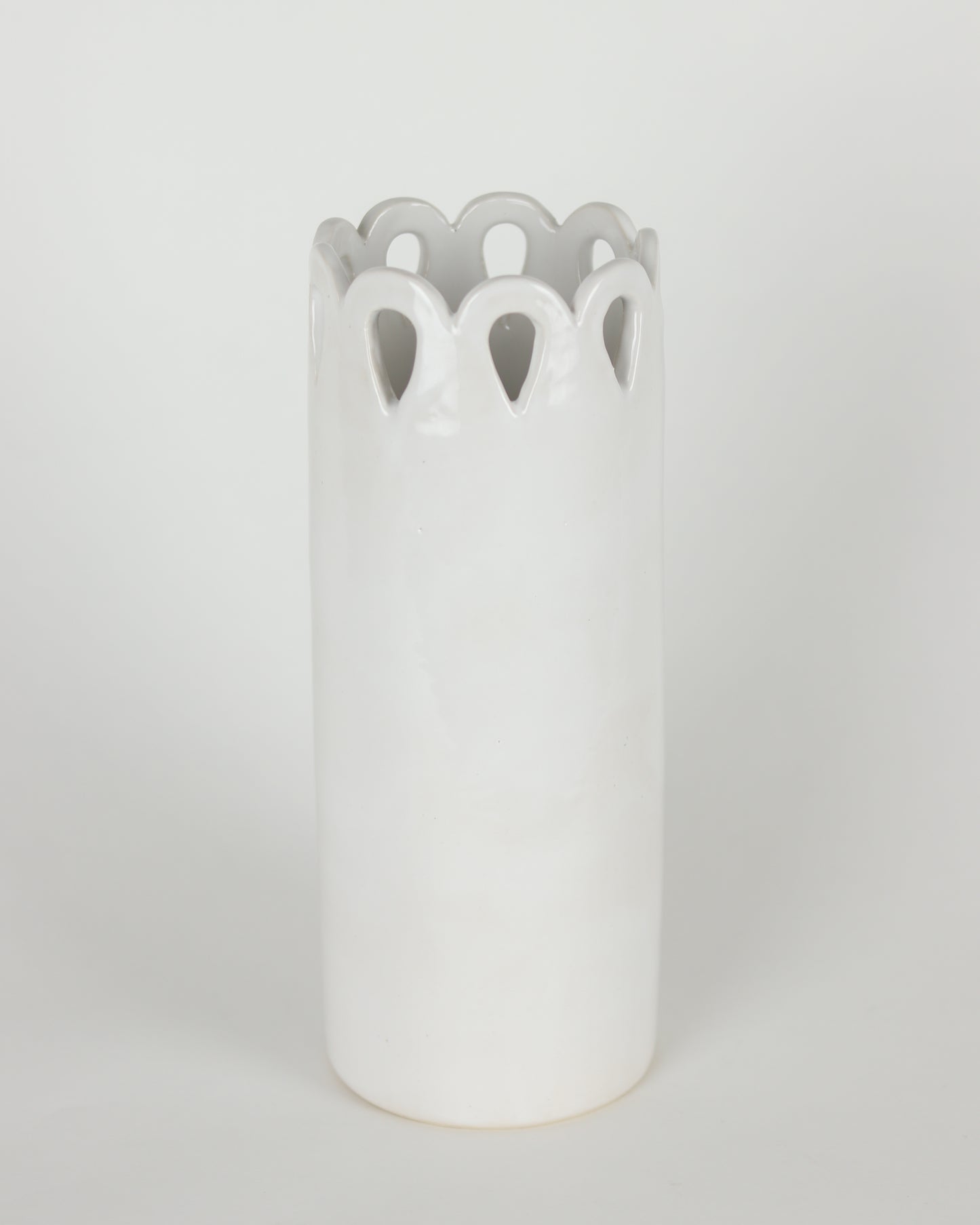 Eyelet Tall Vase