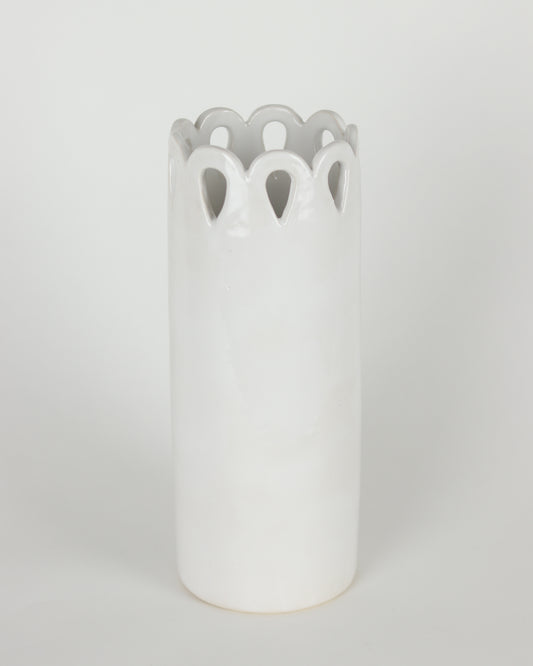 Eyelet Tall Vase
