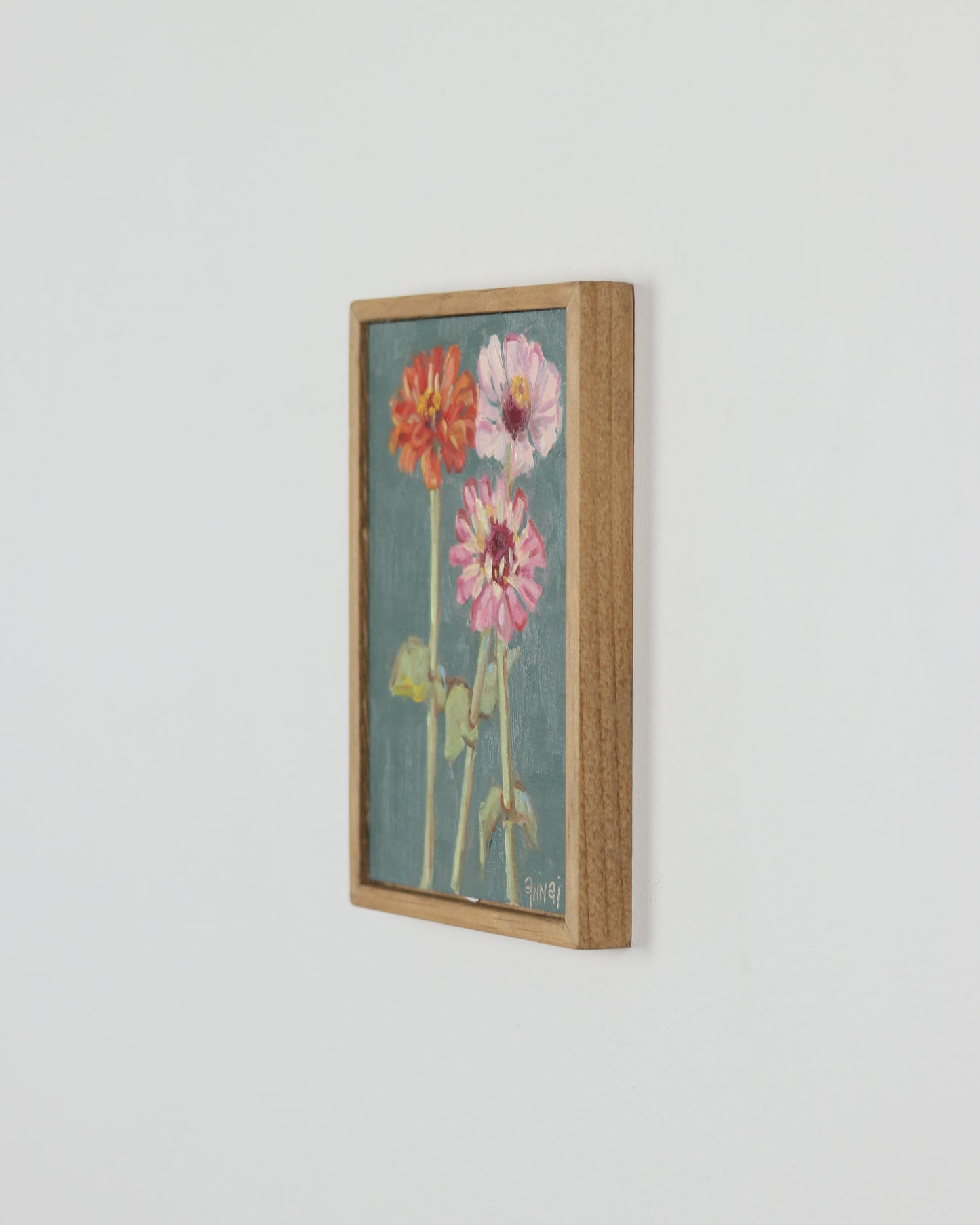 Three Zinnias