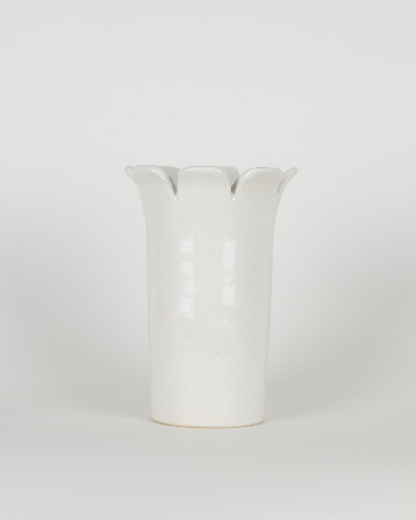 Vase Scalloped Tall