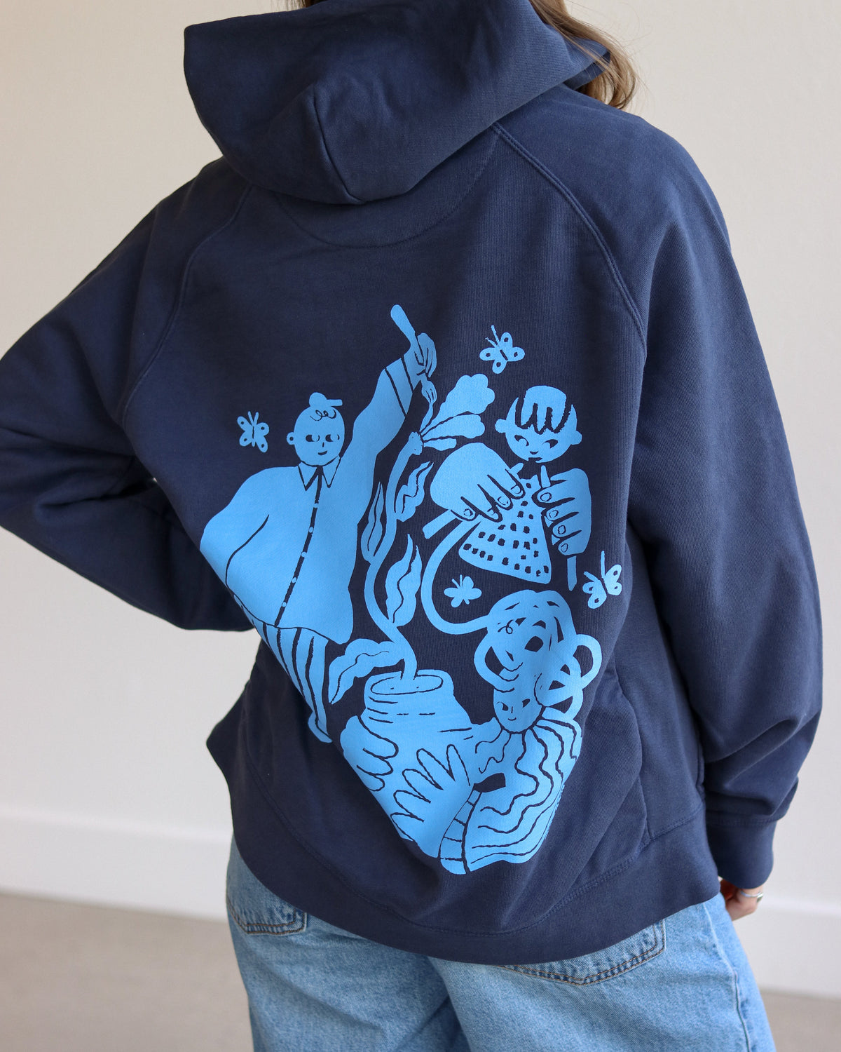 Hoodie with Mika Rane